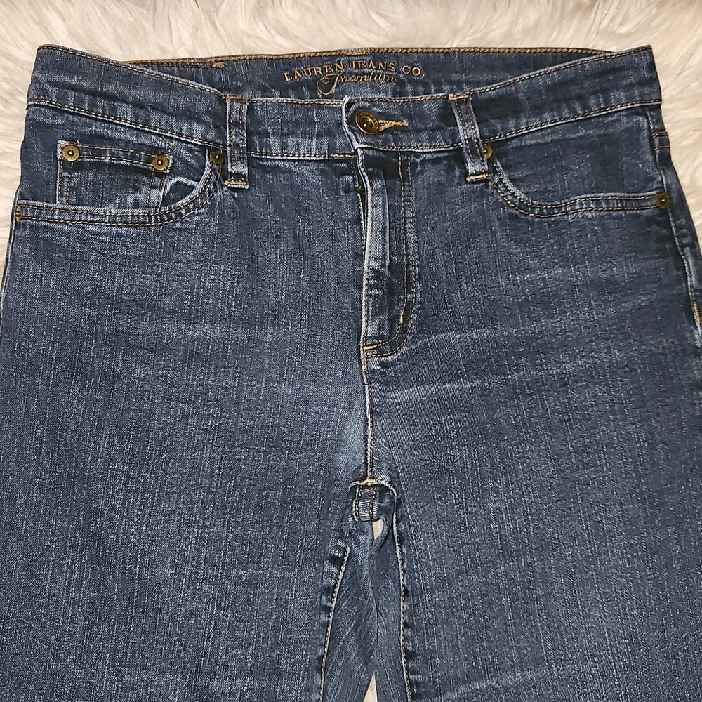 Ralph Lauren Lauren Jeans Co Premium Dark Wash Jeans Size 8